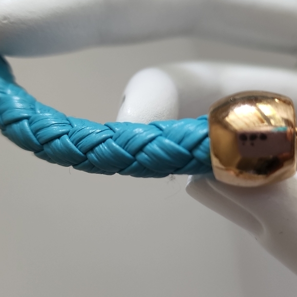 Blue Braided Rope Charm Bracelet - Picture 4 of 9